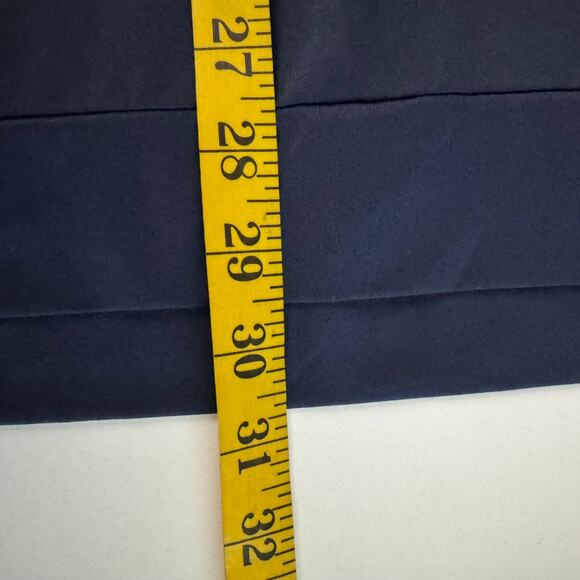 SWANNIES Pullover XL Leo Floral Contrast Quarter Zip Golf Navy Stand Collar - Picture 15 of 15